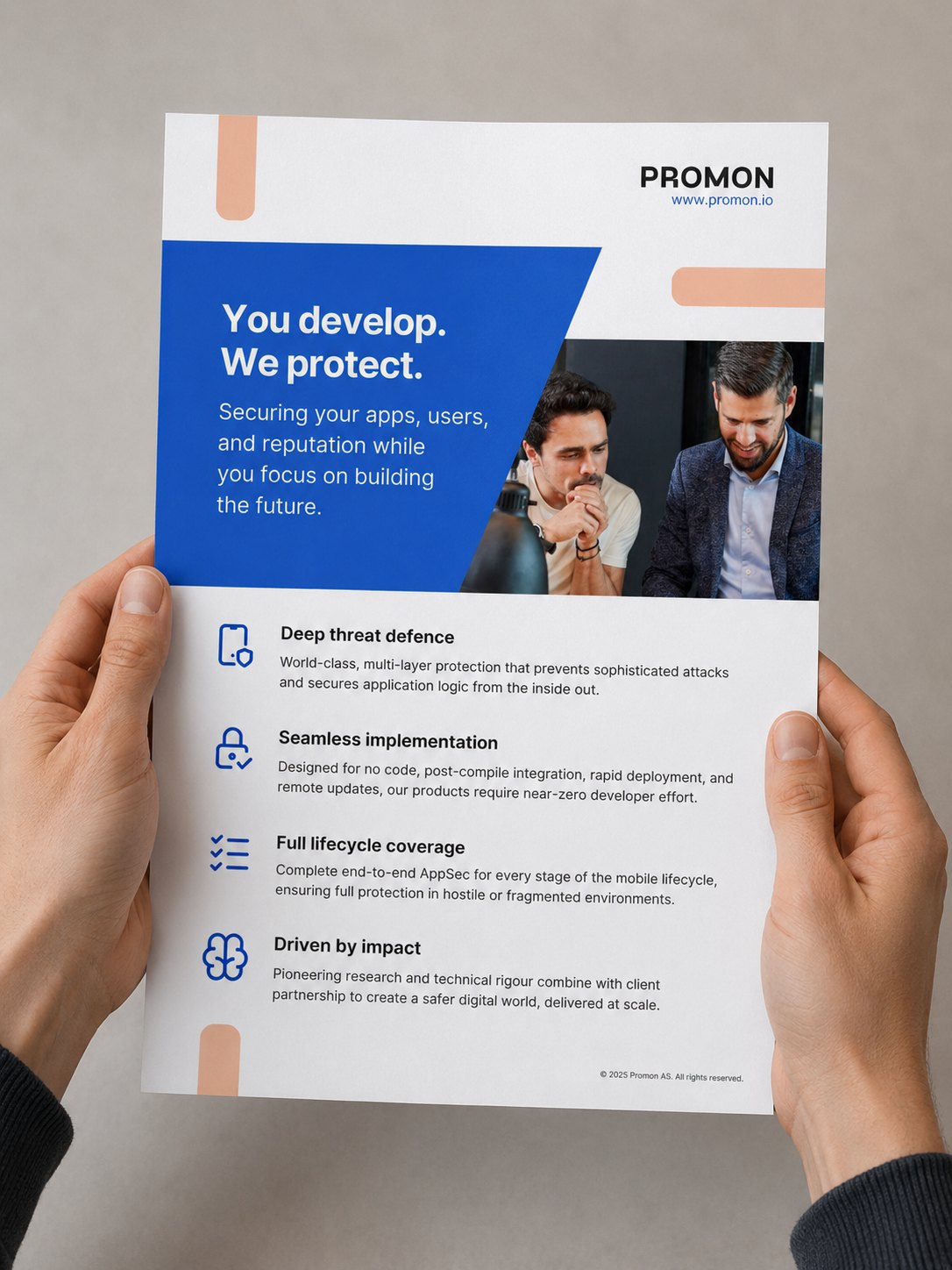 Conference leaflet - cover AI mockup