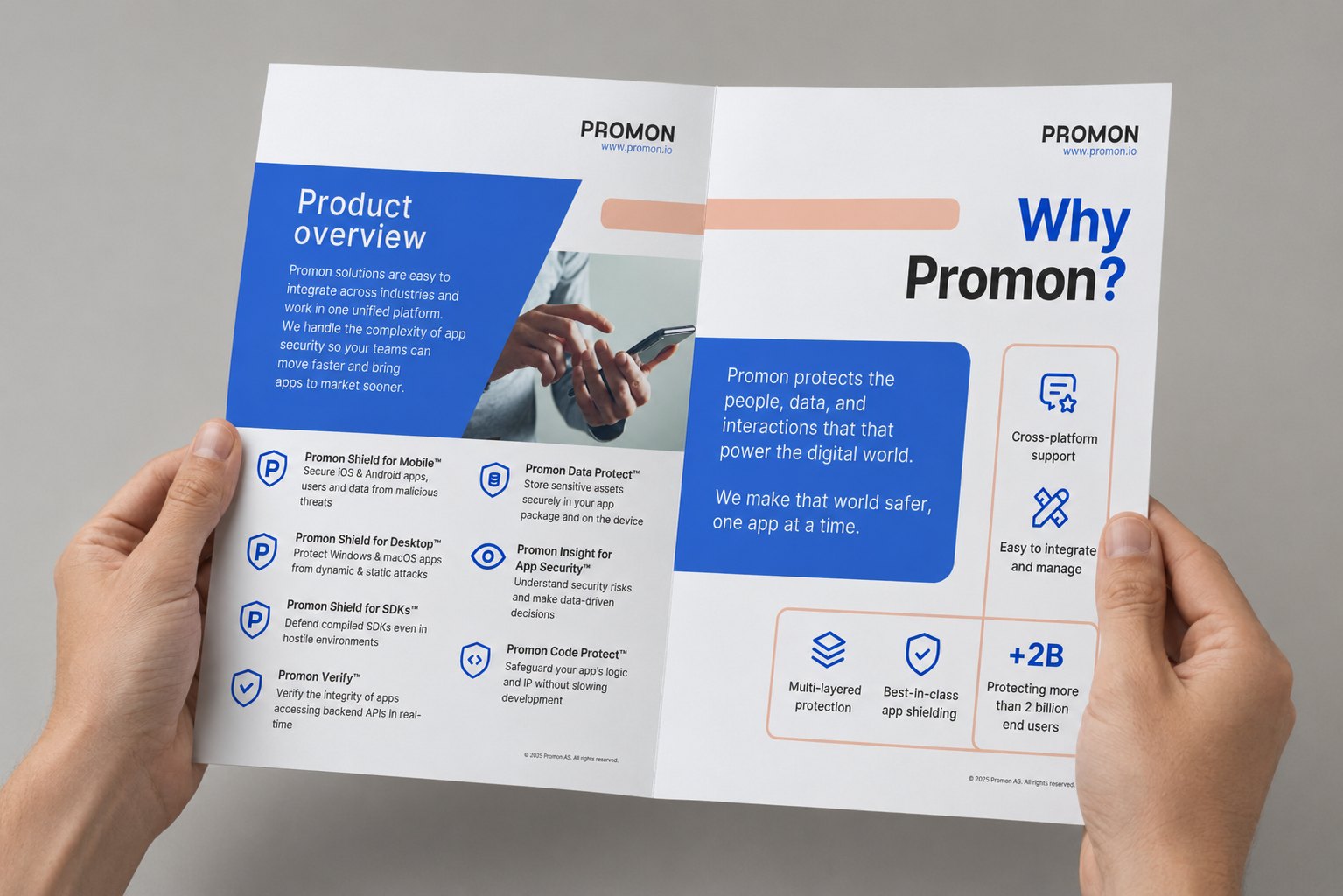 Conference leaflet - inside spread AI mockup