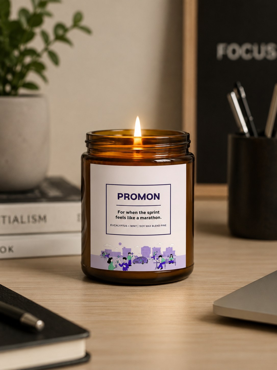 Candles mockup